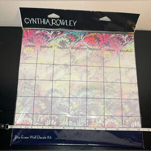 Cynthia Rowley Dry Erase Office Organization Kit Calendar Planner Notes 6pc